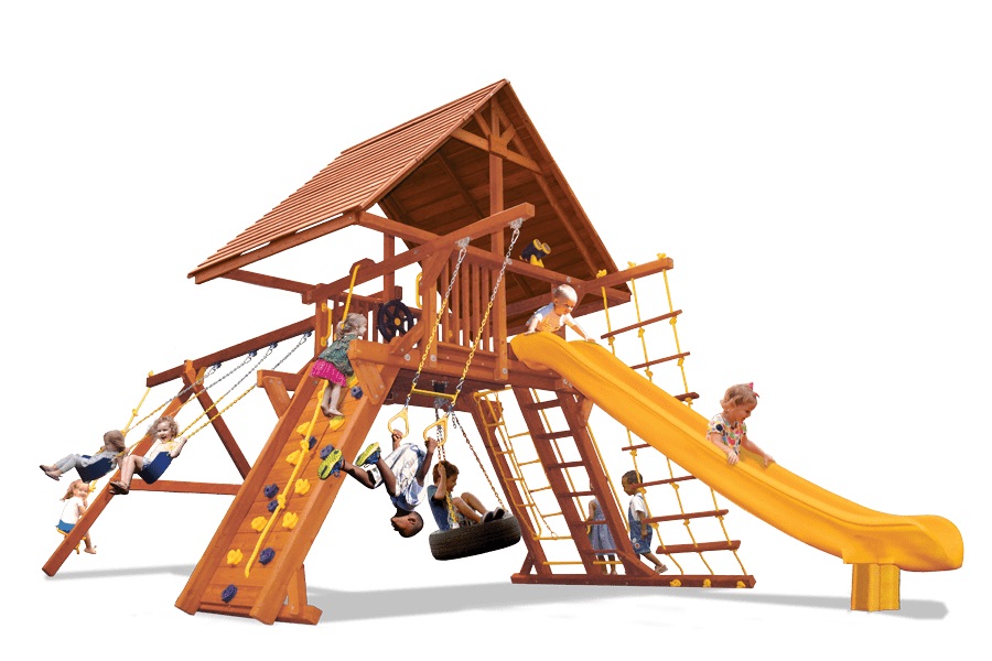 Supreme Playcenter with Wood Roof