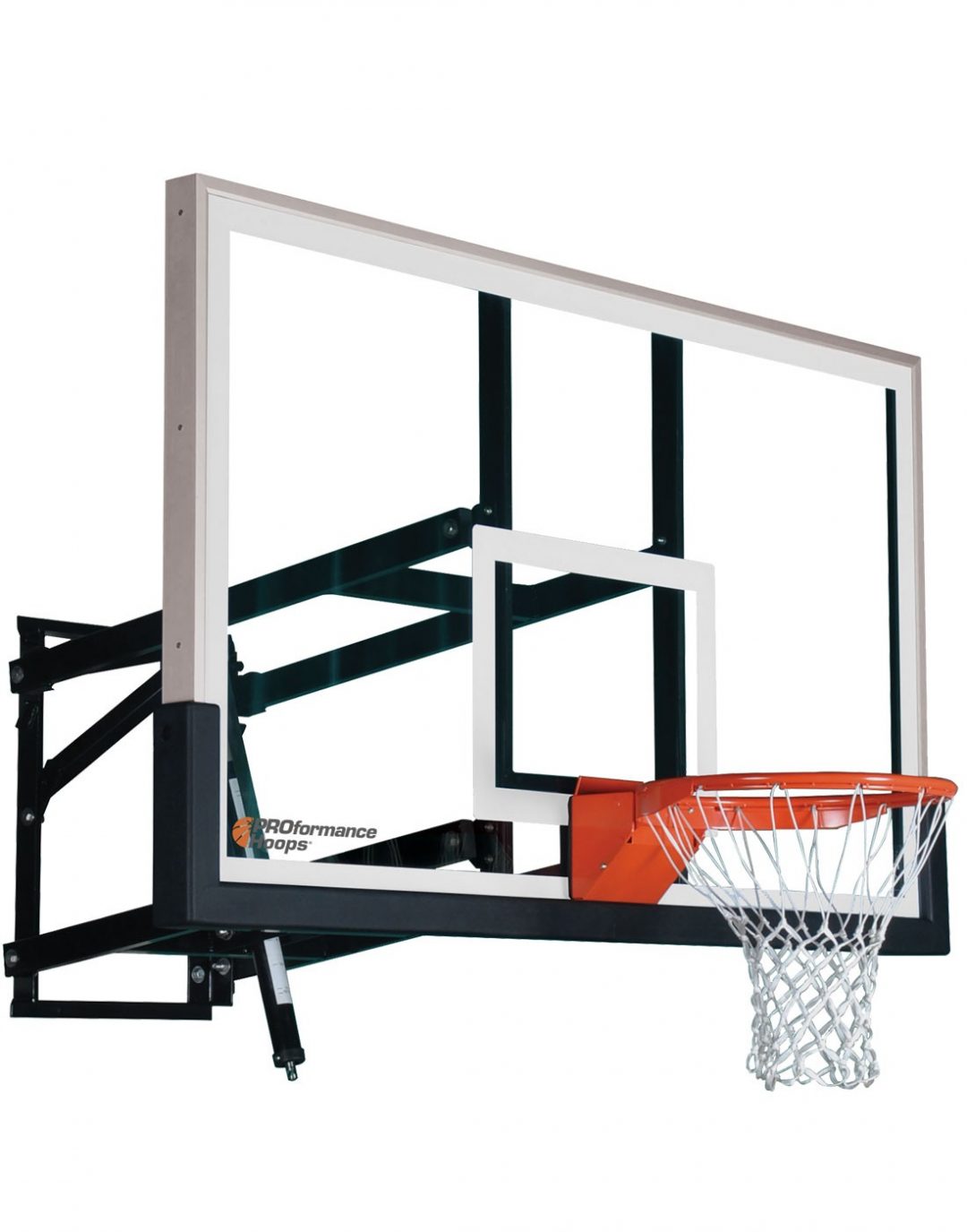 Wall Mount Wm72 Adjustable Basketball Hoop With 72 Inch Backboard Let